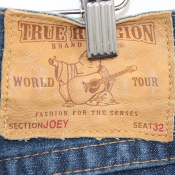True Religion Joey Twisted Flare Jeans Size 29 Flap Back Pockets - Picture 5 of 5